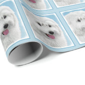 Poolse Laaglandschilderkunst - Dog Art Cadeaupapier (Rol Hoek)