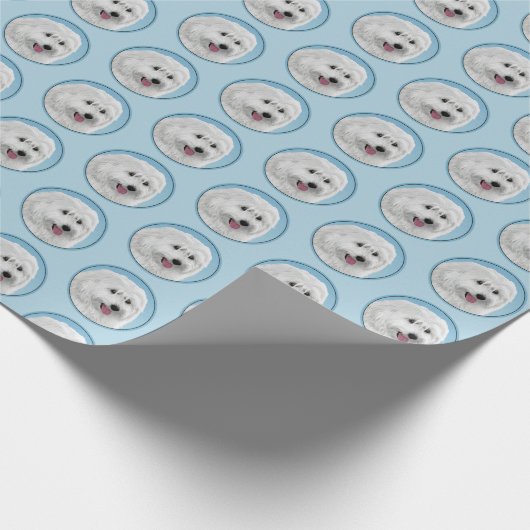 Poolse Laaglandschilderkunst - Dog Art Cadeaupapier (Hoek)