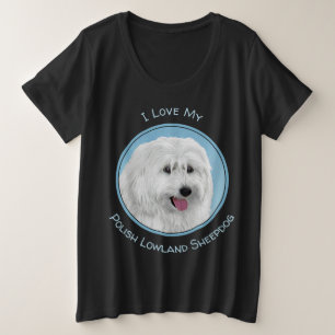 Poolse Laaglandschilderkunst - Dog Art Grote Maat T-shirt