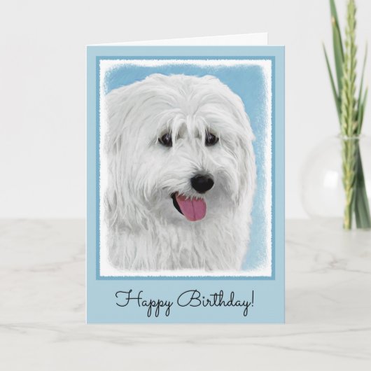 Poolse Laaglandschilderkunst - Dog Art Kaart (Voorkant)