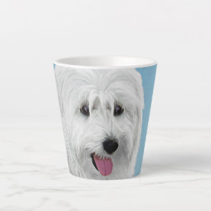 Poolse Laaglandschilderkunst - Dog Art Latte Mok