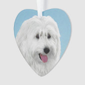 Poolse Laaglandschilderkunst - Dog Art Ornament (voorkant)