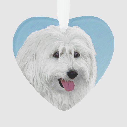 Poolse Laaglandschilderkunst - Dog Art Ornament (voorkant)