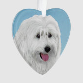 Poolse Laaglandschilderkunst - Dog Art Ornament (voorkant)