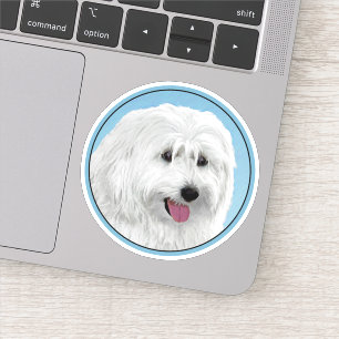 Poolse Laaglandschilderkunst - Dog Art Sticker