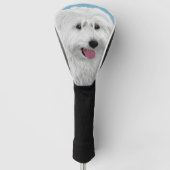 Poolse lewland Sheepdog Painting - Original Dog Ar Golfheadcover (Voorkant)