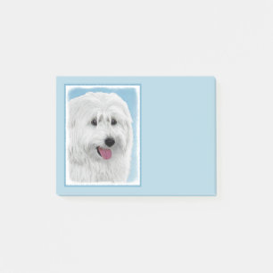 Poolse lewland Sheepdog Painting - Original Dog Ar Post-it® Notes