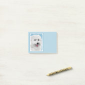 Poolse lewland Sheepdog Painting - Original Dog Ar Post-it® Notes (Op bureau)