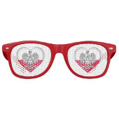 Poolse Liefde Shades Retro Zonnebril (Voorkant)