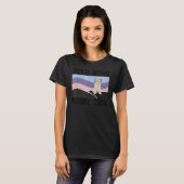 Poolse Lowland Sheepdog Hike more Worry Minder Gra T-shirt (Voorkant volledig)