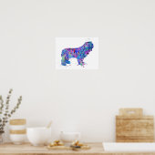 Poolse Lowland Sheepdog Poster (Keuken)
