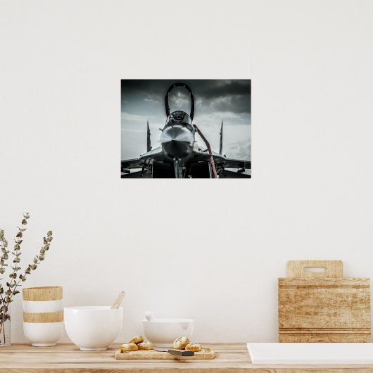 Poolse luchtmacht MIG-29 Fulcrum Poster (Keuken)