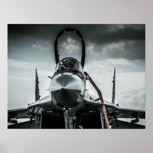 Poolse luchtmacht MIG-29 Fulcrum Poster (Voorkant)