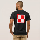 Poolse luchtmacht t-shirt (Achterkant volledig)