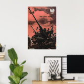Poolse Luchtmacht WWII Propagandaposter Sterk Poster (Thuiskantoor)