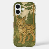 Poolse Lynx Bos Volks Kunst Case-Mate iPhone Case (Achterkant)