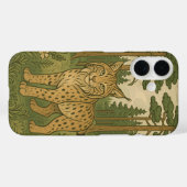 Poolse Lynx Bos Volks Kunst Case-Mate iPhone Case (Achterkant (horizontaal))