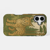 Poolse Lynx Bos Volks Kunst iPhone 16 Hoesje (Achterkant horizontaal)