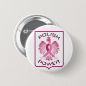 Poolse macht ronde button 5,7 cm (Voorkant /achterkant)