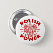 Poolse macht ronde button 5,7 cm (Voorkant /achterkant)