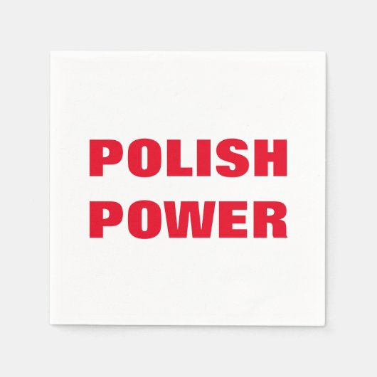 POOLSE MACHT SERVETTEN (Voorkant)