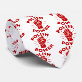 Poolse macht stropdas (Opgerold)