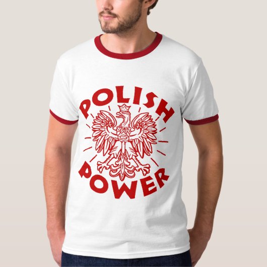 Poolse macht t-shirt (Voorkant)