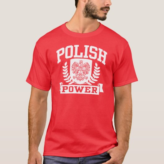 Poolse macht t-shirt (Voorkant)