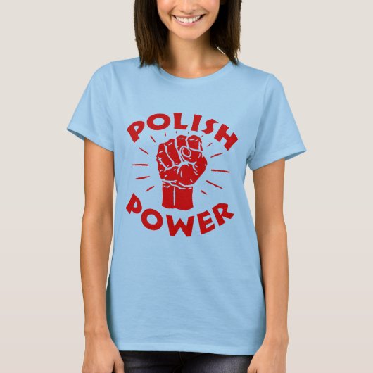 Poolse macht t-shirt (Voorkant)