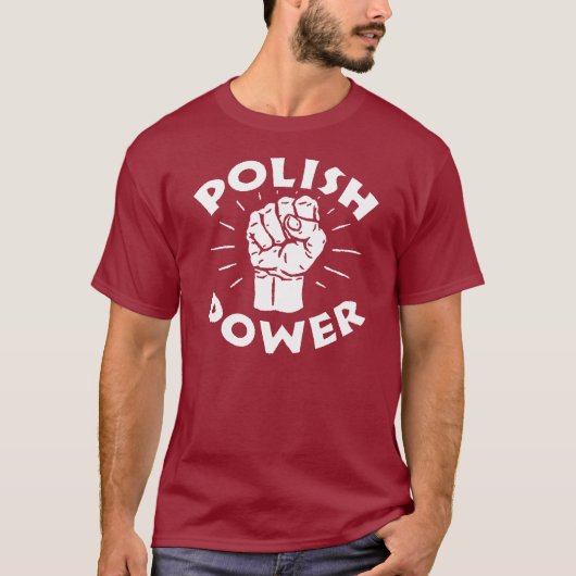 Poolse macht t-shirt (Voorkant)