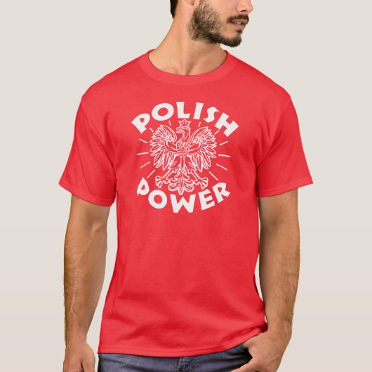 Poolse macht t-shirt (Voorkant)