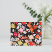 Poolse Manicurist Nail Salon Briefkaart (Staand voorkant)