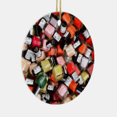 Poolse Manicurist Nail Salon Keramisch Ornament (Rechts)