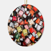 Poolse Manicurist Nail Salon Keramisch Ornament (Links)