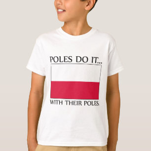 Poolse mannen doen het... met hun polen t-shirt