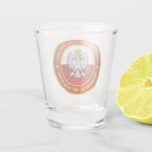 Poolse Medallion Apparel Shot Glas (Achterkant)