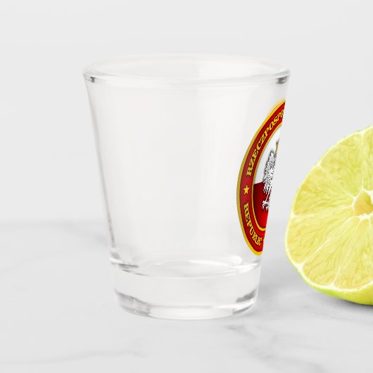 Poolse Medallion Apparel Shot Glas (Links)