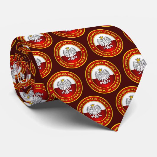 Poolse Medallion Apparel Stropdas (Opgerold)