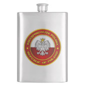 Poolse Medallion Heupfles (Voorkant)