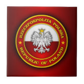 Poolse Medallion Tegeltje (Voorkant)