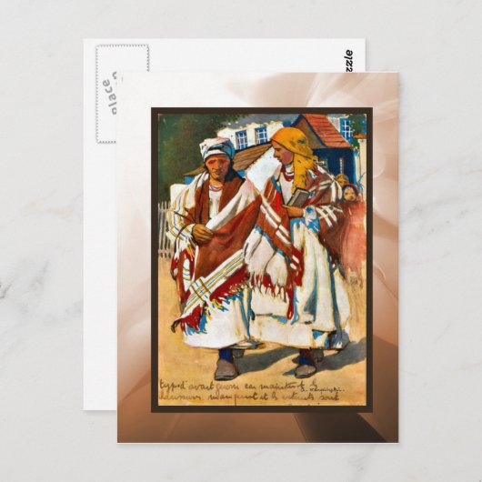  Poolse meisjes Briefkaart (Voorkant / Achterkant)