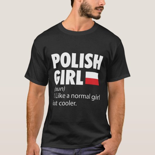 Poolse meisjes | Polen Vacations Travel Gifts T-shirt (Voorkant)