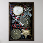 Poolse Memorabilia Print in de Tweede Wereldoorlog (Voorkant)