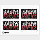 Poolse MMA-Sticker Rechthoekige Sticker (Vel)
