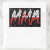 Poolse MMA-Sticker Rechthoekige Sticker (Tas)