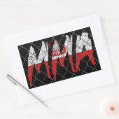Poolse MMA-Sticker Rechthoekige Sticker (Envelop)