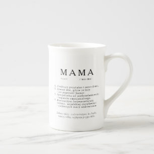 Poolse moeder cadeau - MAMA definitie Porselein Kop