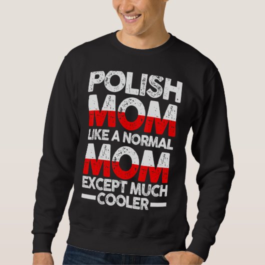 Poolse moeder Mama Polen Trui (Voorkant)