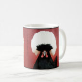 Poolse Mok van kippen voor kippenovers (Voorkant rechts)