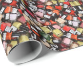 Poolse nagelstylist nagelsalon cadeaupapier (Rol Hoek)